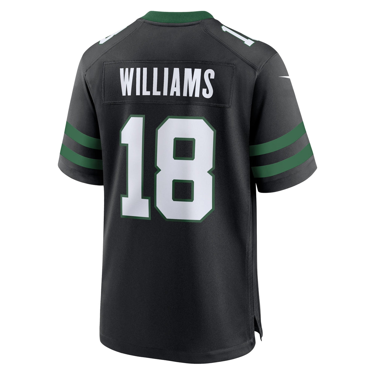Mike Williams New York Jets Nike Alternate Game Jersey ��������������������������� Legacy Black football jersey product view 3