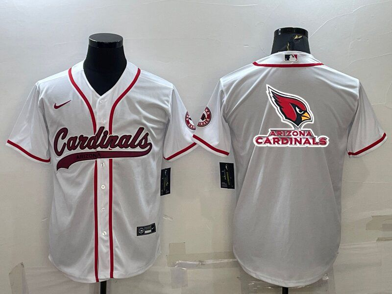 Men's Arizona Cardinals White Game Jersey1 football jersey product view 1