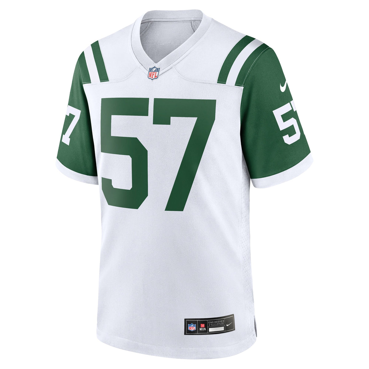 C.J. Mosley New York Jets Nike Classic Alternate Game Jersey - White football jersey product view 2
