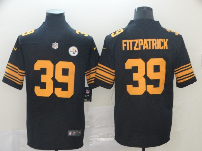 Men's Pittsburgh Steelers Minkah Fitzpatrick #39 Black Alternate Legend Jersey1 football jersey product view 1
