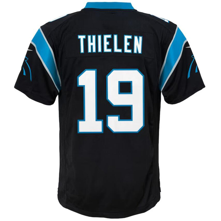 C.Panthers #19 Adam Thielen Black Stitched Player Game Football Jerseys football jersey product view 1