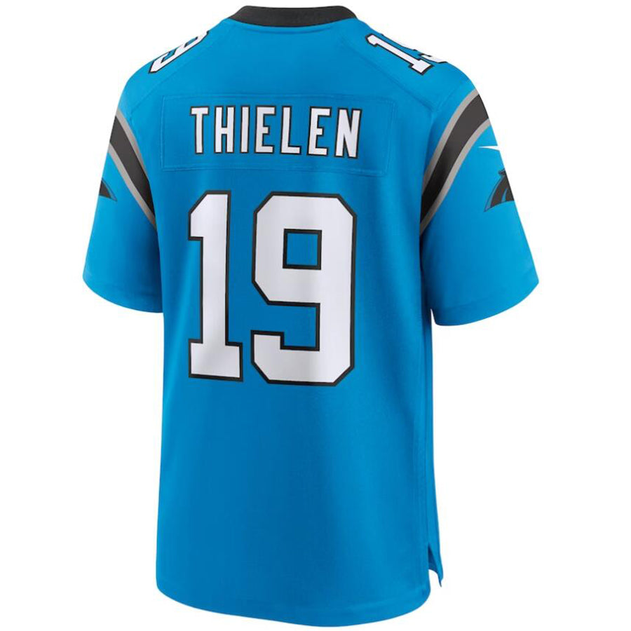 C.Panthers #19 Adam Thielen Blue Alternate Player Game Football Jerseys football jersey product view 1