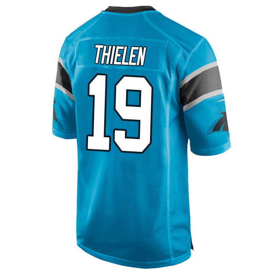 C.Panthers #19 Adam Thielen Blue Stitched Player Game Football Jerseys football jersey product view 1