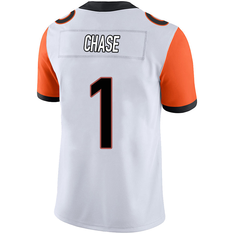 C.Bengals #1 Ja'Marr Chase White Player Game Stitched Football Jerseys football jersey product view 1