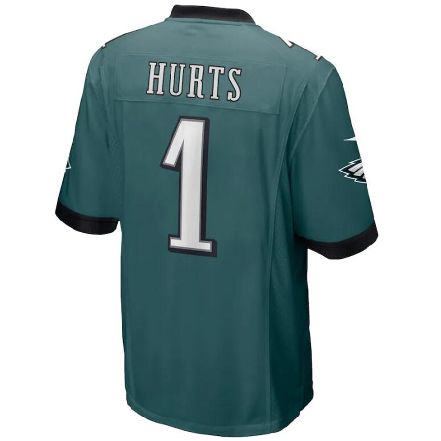 P.Eagles #1 Jalen Hurts Green Stitched Player Game Football Jerseys football jersey product view 1