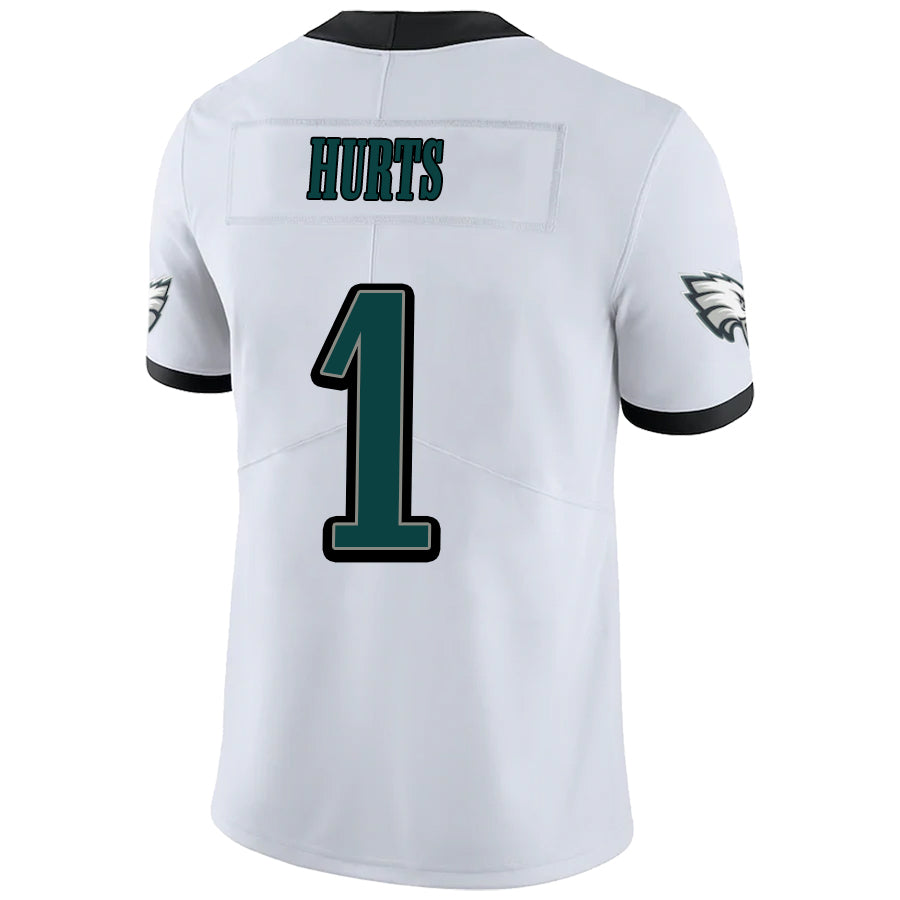 P.Eagles #1 Jalen Hurts White Stitched Player Vapor Elite Football Jerseys football jersey product view 1