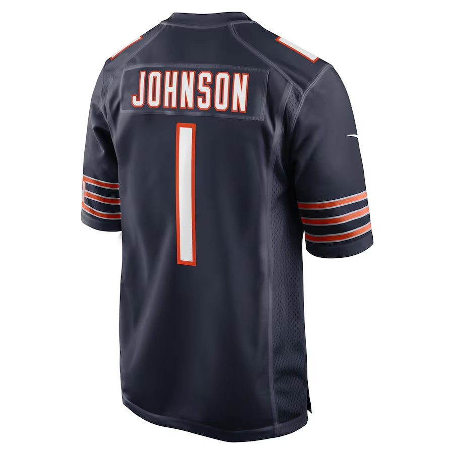 C.Bears #1 Jaylon Johnson Navy Player Game Jersey Stitched American Football Jerseys football jersey product view 1