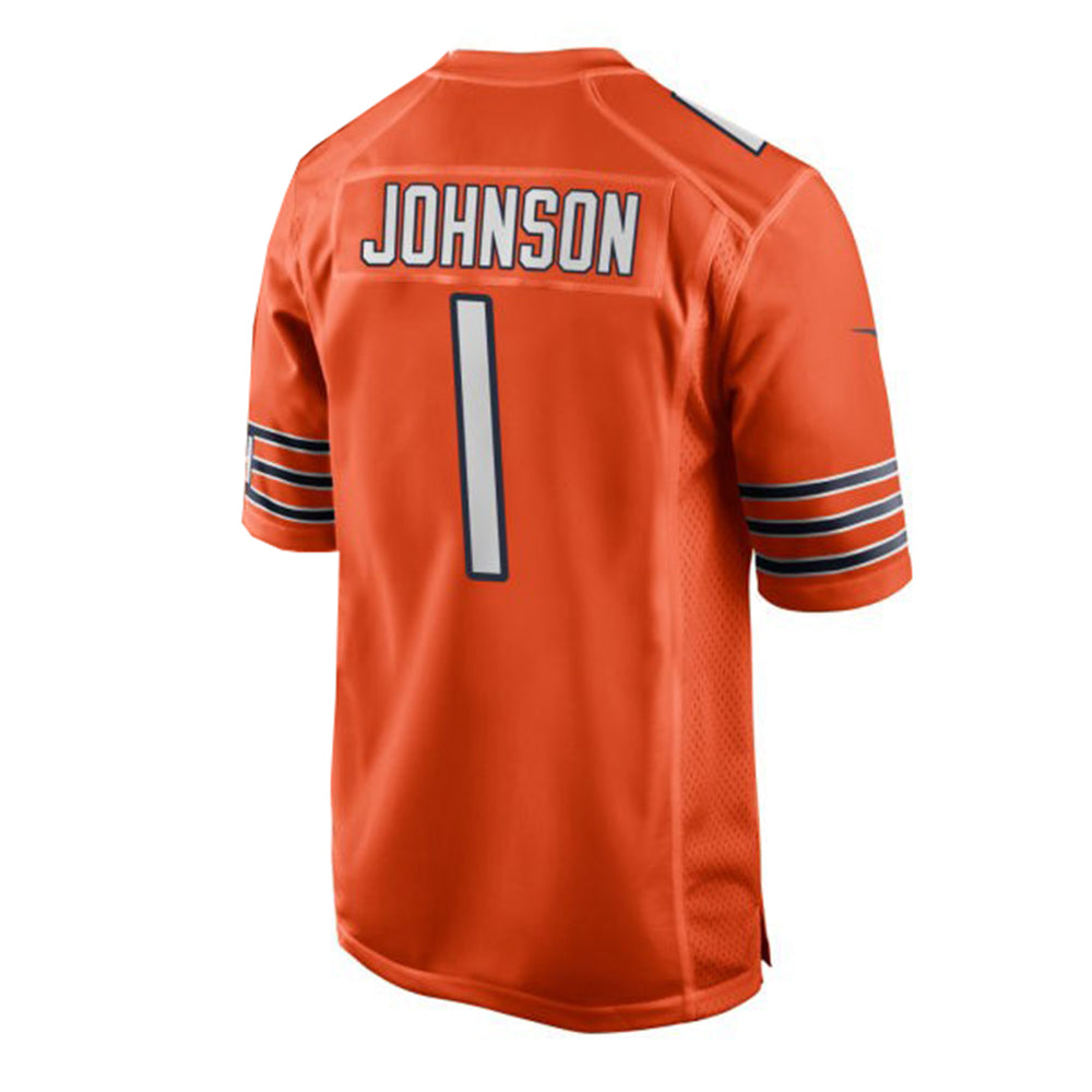 C.Bears #1 Jaylon Johnson Orange Player Game Jersey Stitched American Football Jerseys football jersey product view 1