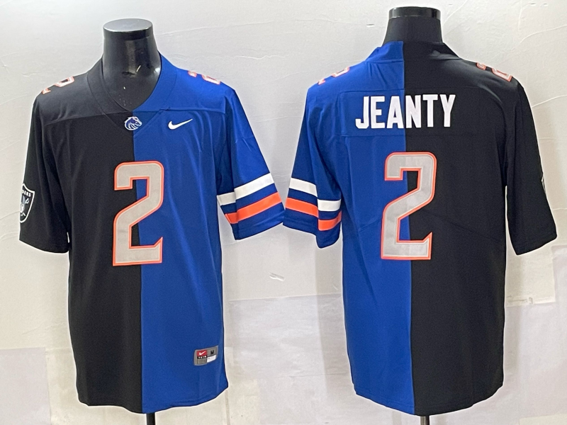 Men's Las Vegas Raiders Ashton Jeanty #2 Black/Blue Game Jersey football jersey product view 1