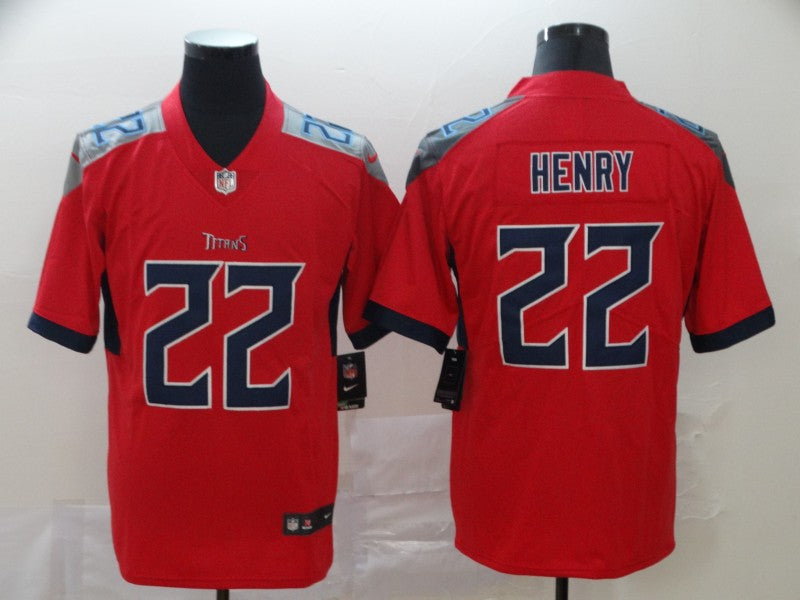 Men's Tennessee Titans Derrick Henry #22 Red Inverted Legend Jersey1 football jersey product view 1