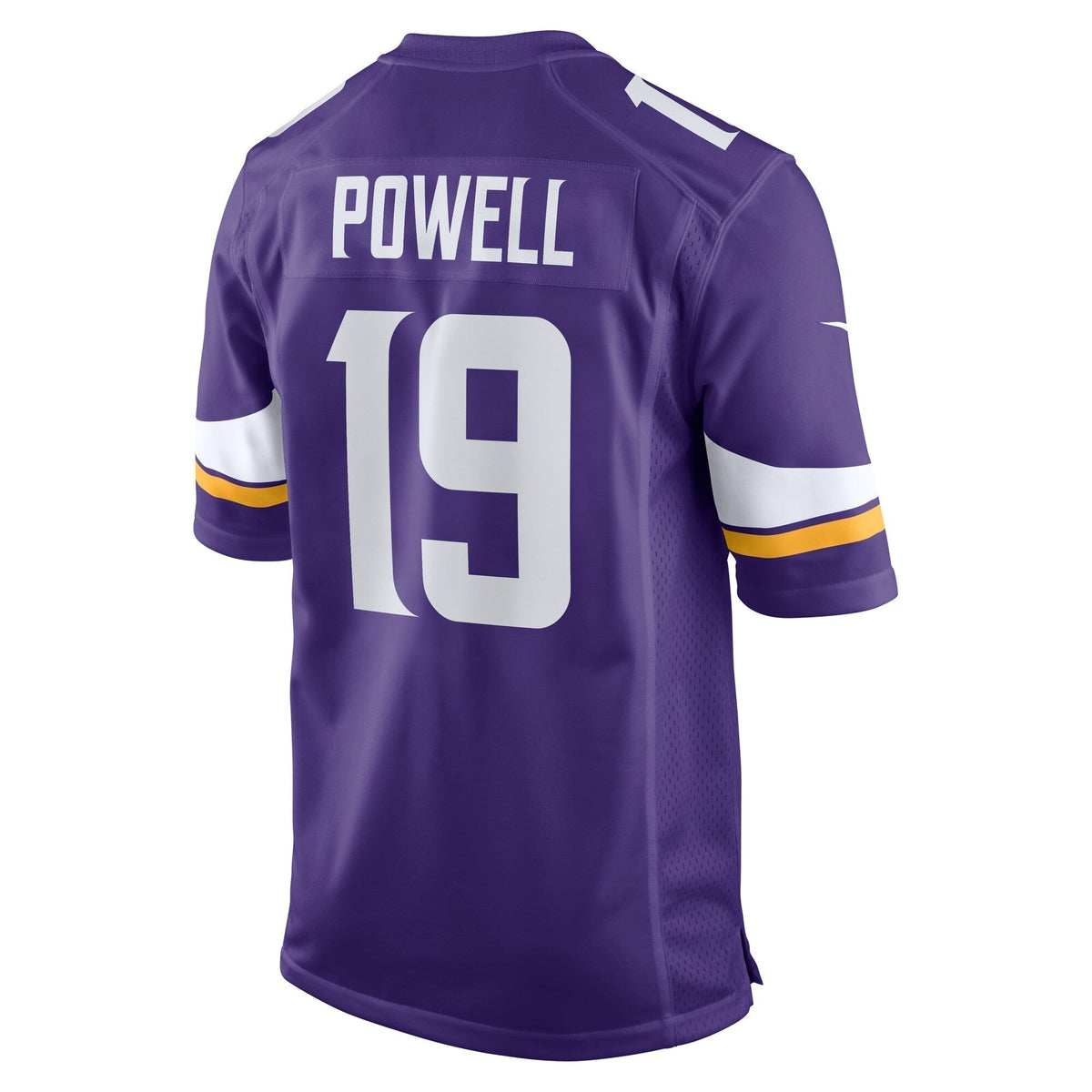 Brandon Powell Minnesota Vikings Nike Game Jersey - Purple football jersey product view 3