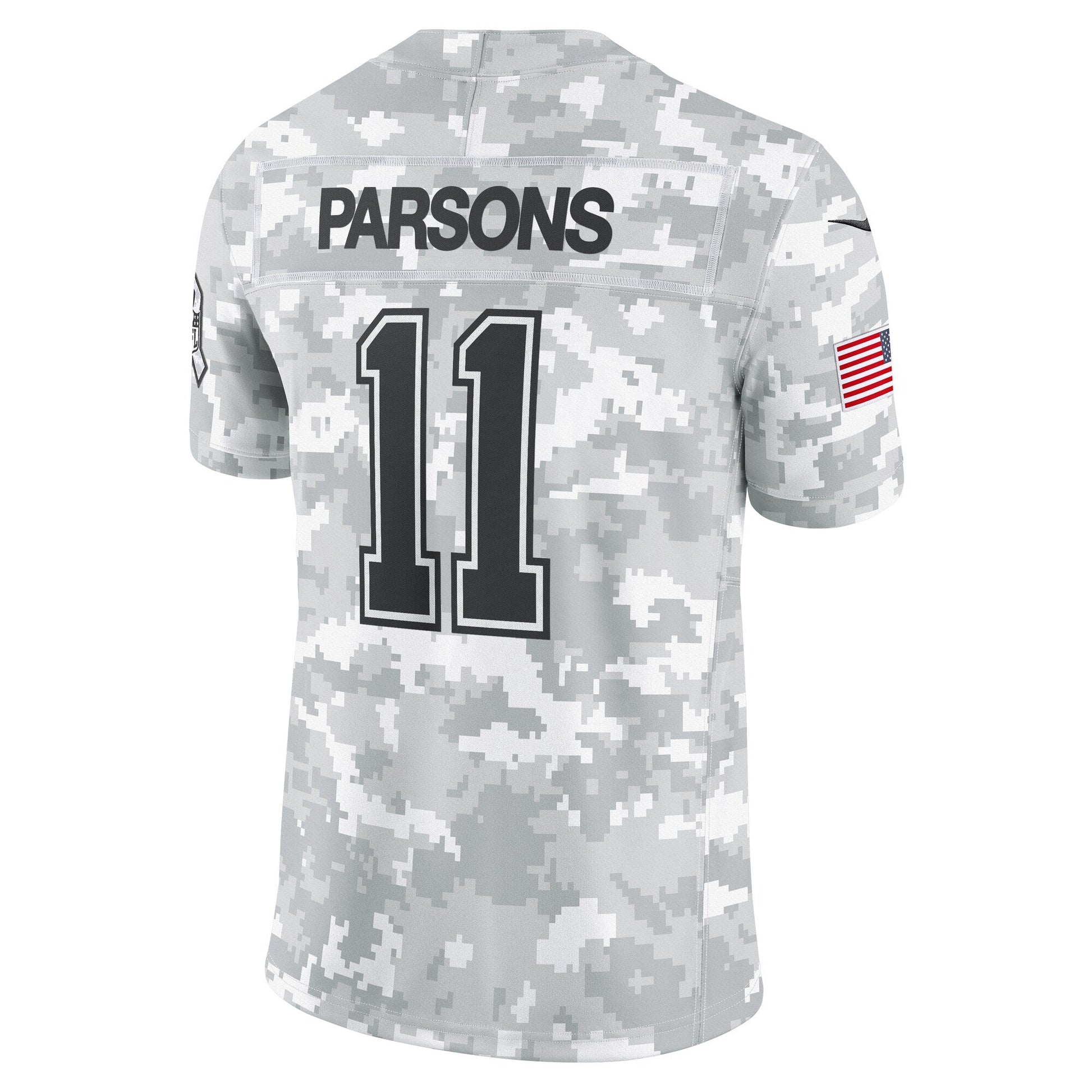Micah Parsons Dallas Cowboys Nike 2024 Salute to Service Limited Jersey - Arctic Camo football jersey product view 3