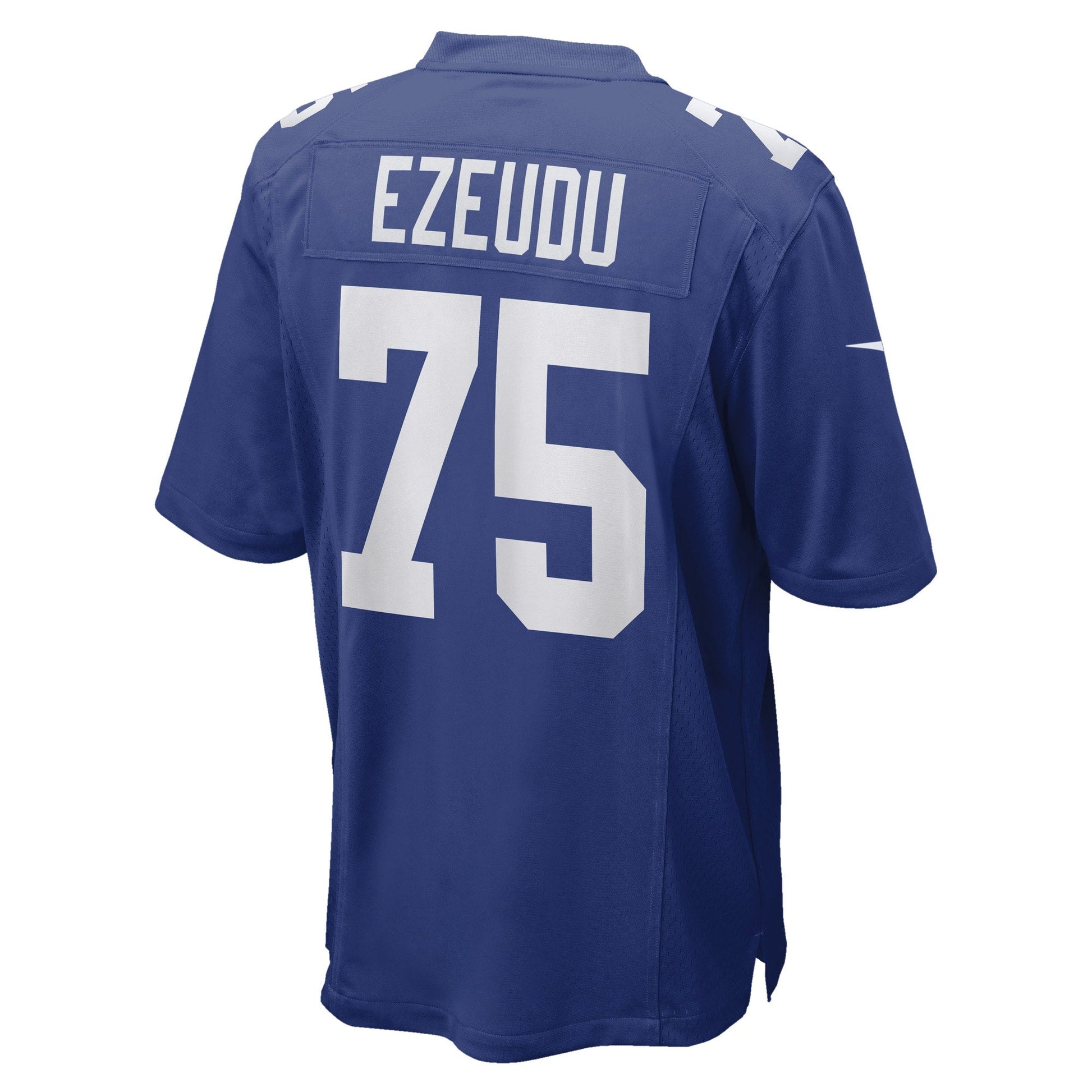 Joshua Ezeudu New York Giants Nike Game Jersey - Royal football jersey product view 3