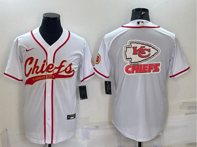 Men's Kansas City Chiefs White Game Jersey1 football jersey product view 1