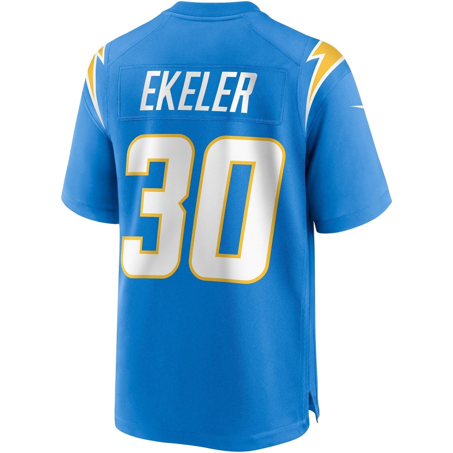 Austin Ekeler Los Angeles Chargers Nike Game Jersey - Powder Blue football jersey product view 3