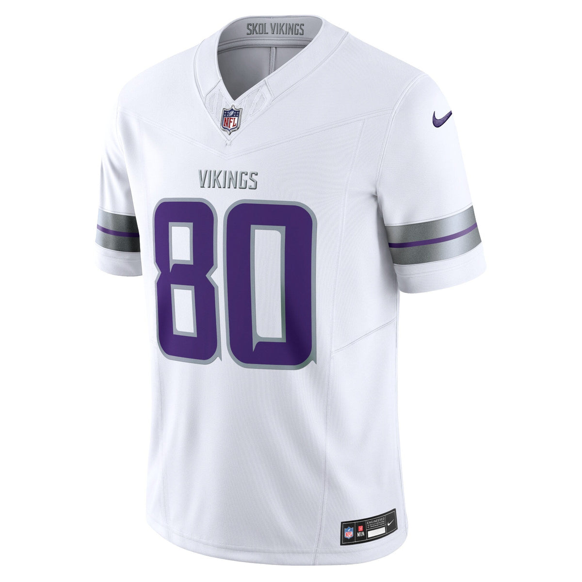 Cris Carter Minnesota Vikings Nike Alternate Vapor F.U.S.E. Retired Limited Jersey - White football jersey product view 2