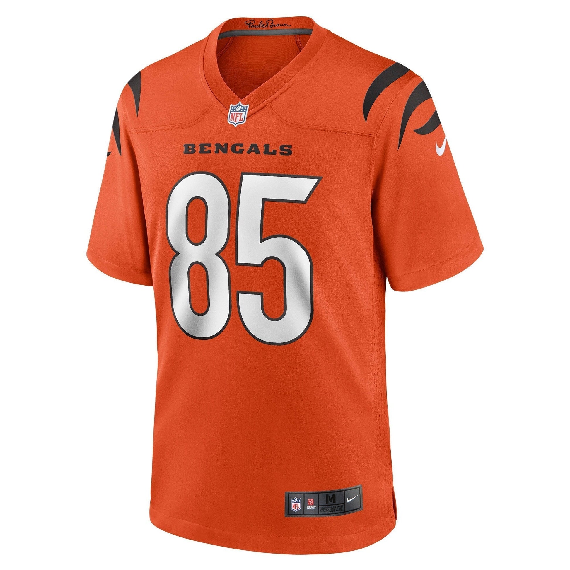 Chad Johnson Cincinnati Bengals Nike Retired Alternate Game Jersey - Orange football jersey product view 2