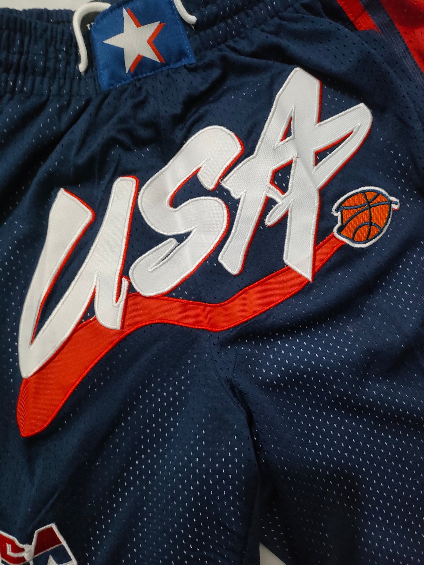 JUST DON USA TEAM Olympic Pocket Shorts sports jersey product view 3