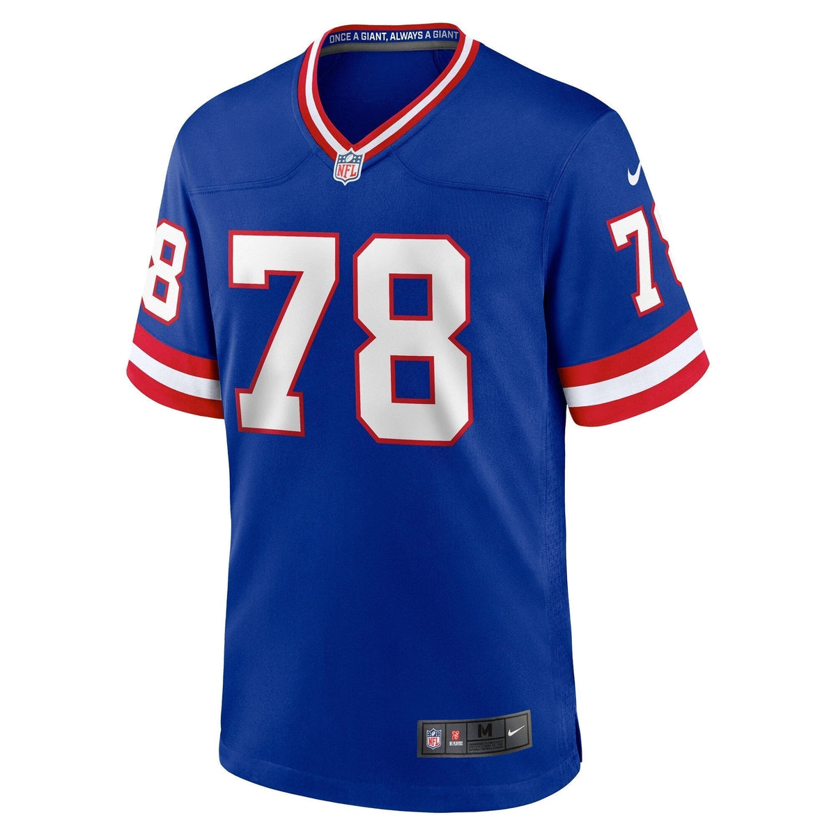 Andrew Thomas New York Giants Nike Classic Game Jersey - Royal football jersey product view 2