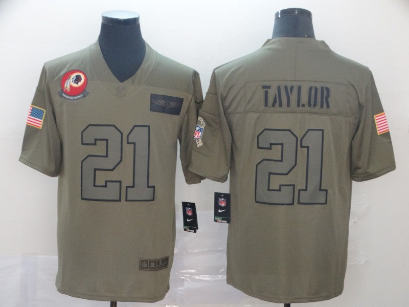 Men's Washington Commanders Sean Taylor #21 Brown Game Jersey1 football jersey product view 1