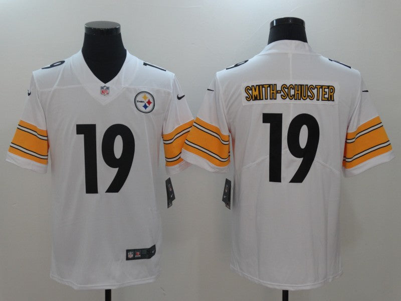 Men's Pittsburgh Steelers Juju Smith-Schuster #19 White Vapor F.U.S.E. Limited Jersey1 football jersey product view 1