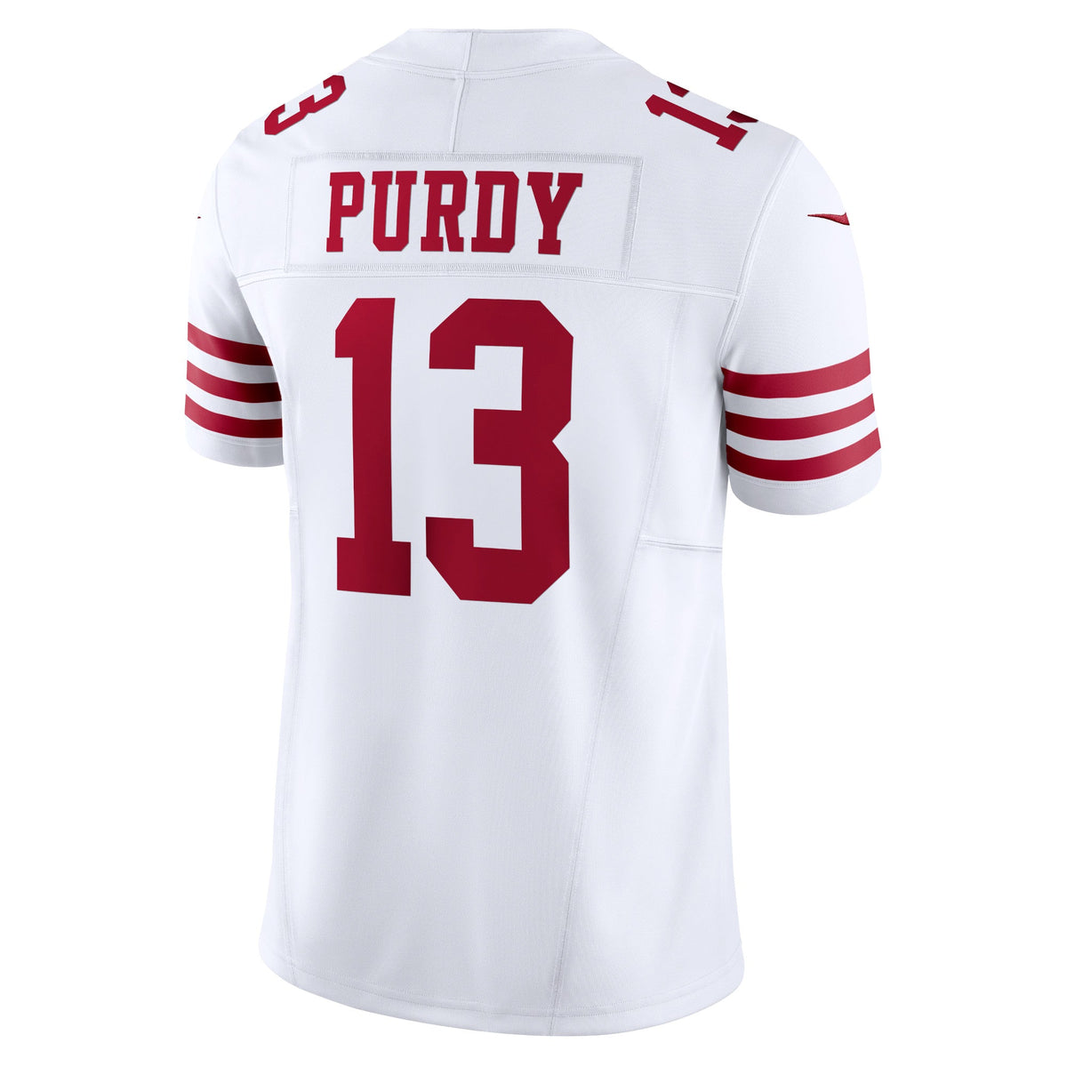 Brock Purdy San Francisco 49ers Nike Vapor F.U.S.E. Limited Jersey - White football jersey product view 3
