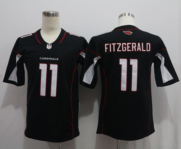 Men's Arizona Cardinals Larry Fitzgerald #11 Black Game Jersey1 football jersey product view 1