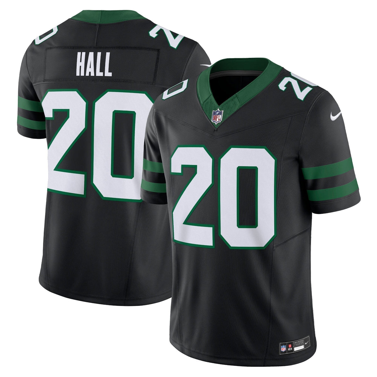 Breece Hall New York Jets Nike Alternate Vapor F.U.S.E. Limited Jersey - Legacy Black football jersey product view 1