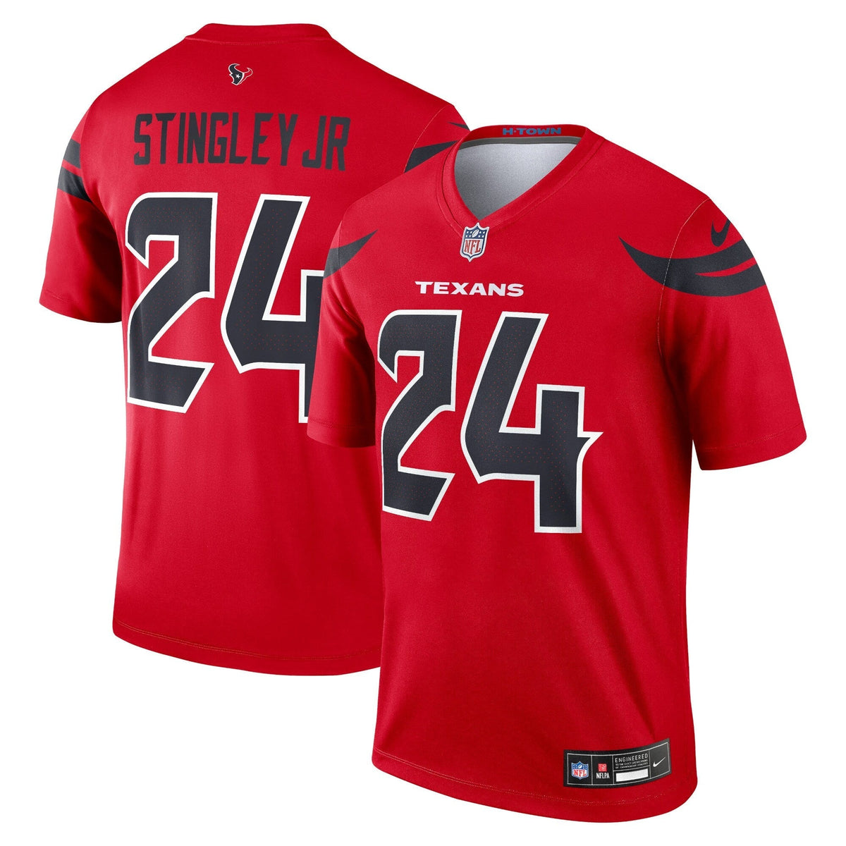 Derek Stingley Jr. Houston Texans Nike Legend Jersey - Red football jersey product view 1
