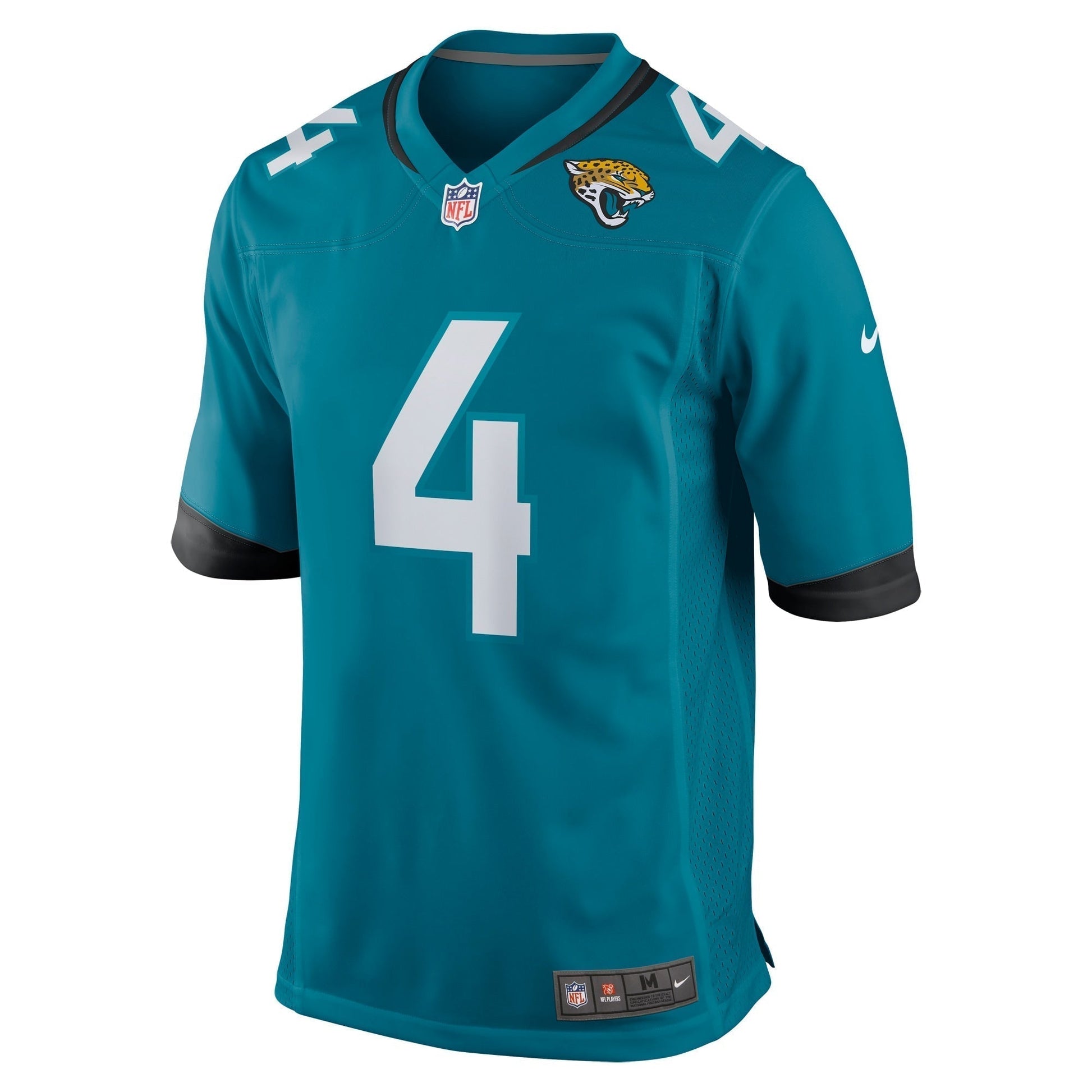 Tank Bigsby Jacksonville Jaguars Nike Game Jersey - Teal football jersey product view 2