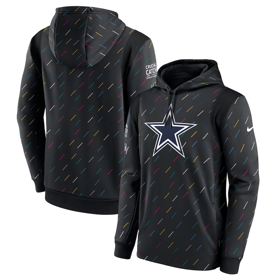 Men's Dallas Cowboys NFL 2021 Salute to Service Hoodie1 Black football jersey product view 1