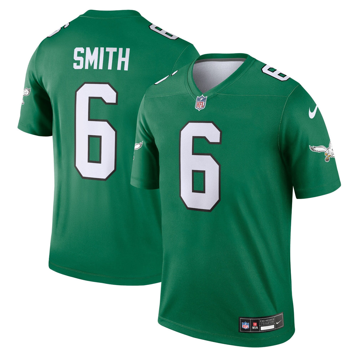 DeVonta Smith Philadelphia Eagles Nike Legend Jersey - Kelly Green football jersey product view 1