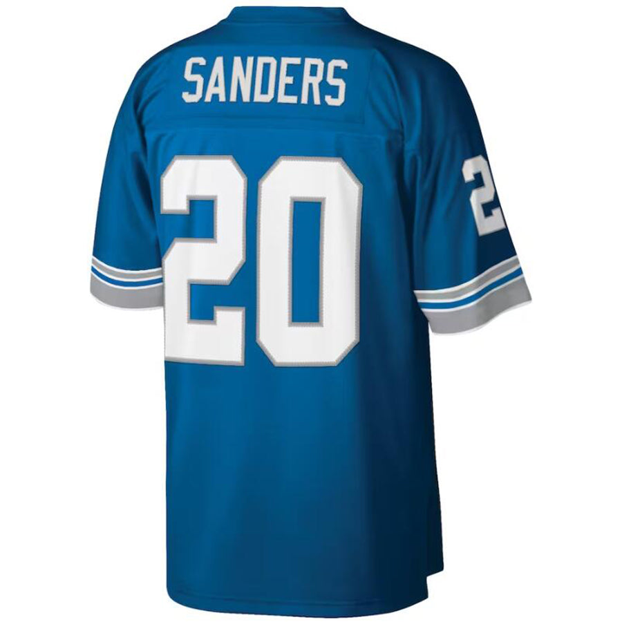 D.Lions #20 Barry Sanders 1996 Retired Player Replica Football Jerseys football jersey product view 1