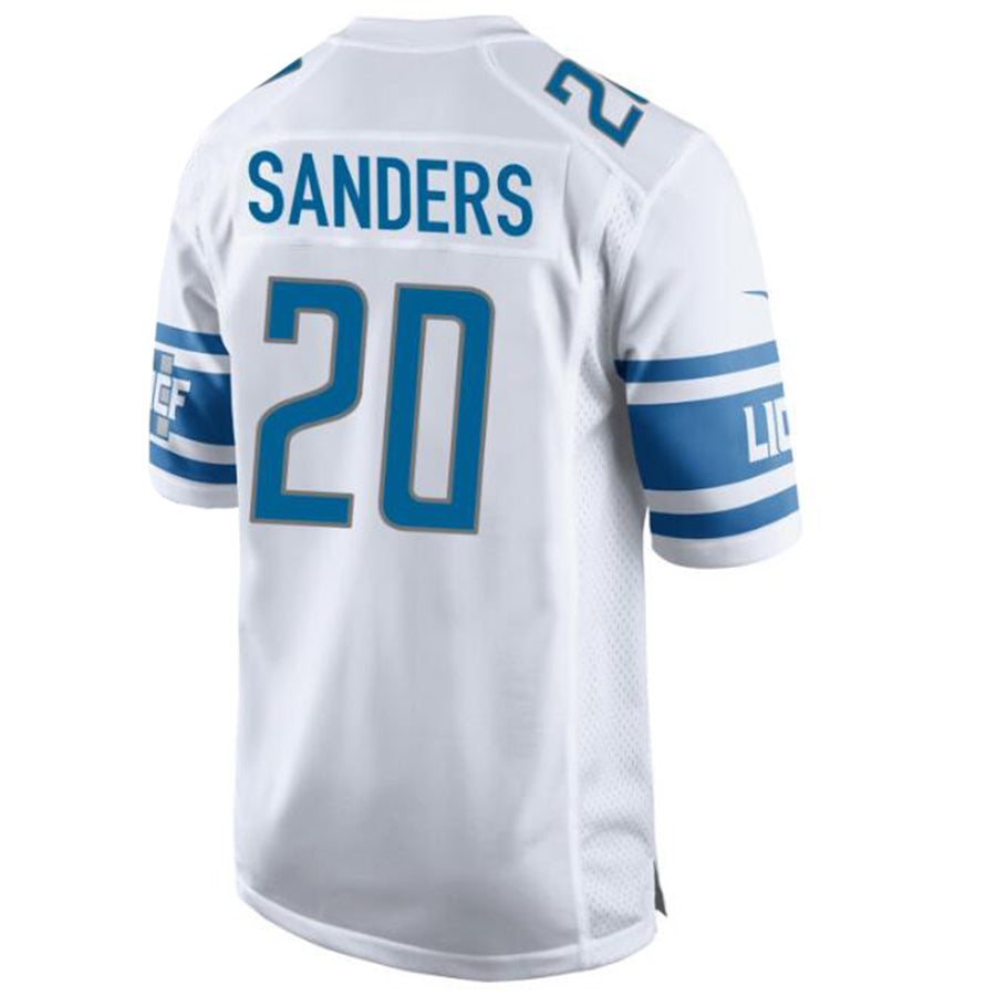 D.Lions #20 Barry Sanders Player White Game Stitched Football Jerseys football jersey product view 1