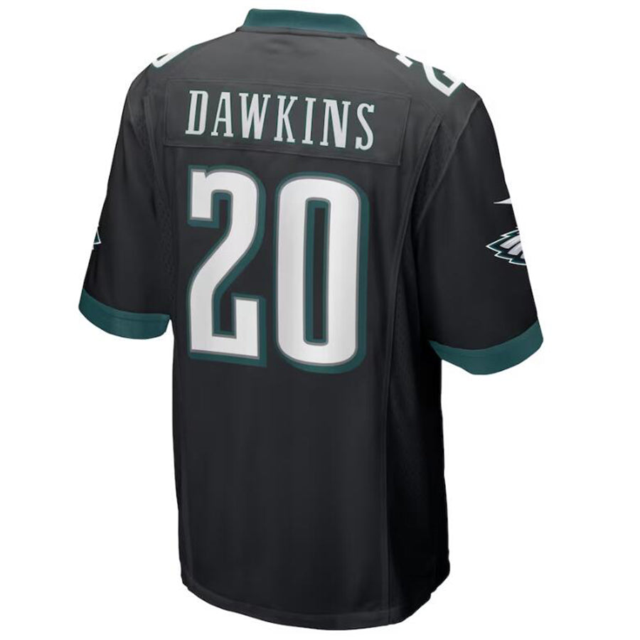 P.Eagles #20 Brian Dawkins Black Stitched Player Game Football Jerseys football jersey product view 1