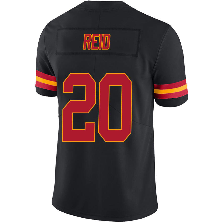 KC.Chiefs #20 Justin Reid Black Stitched Player Game Football Jerseys football jersey product view 1