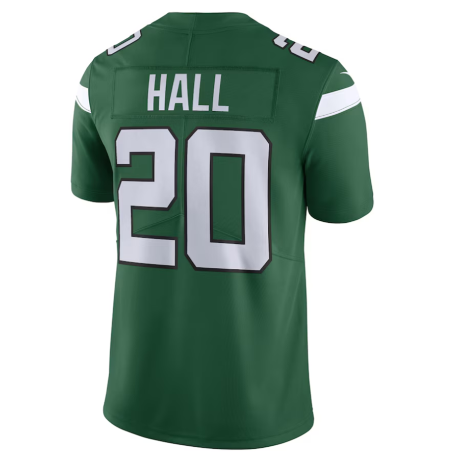 #20 Breece Hall Player NY.Jets Gotham Green Vapor Untouchable Limited Football Jerseys football jersey product view 1