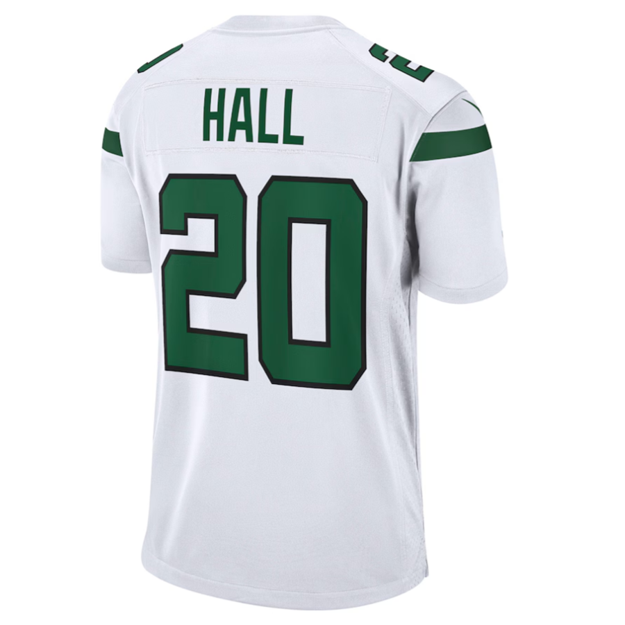 #20 Breece Hall Player NY.Jets White Game Football Jerseys football jersey product view 1
