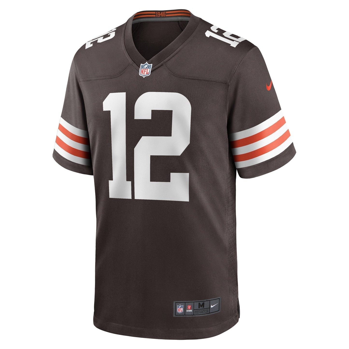 Michael Woods II Cleveland Browns Nike Game Jersey - Brown football jersey product view 2