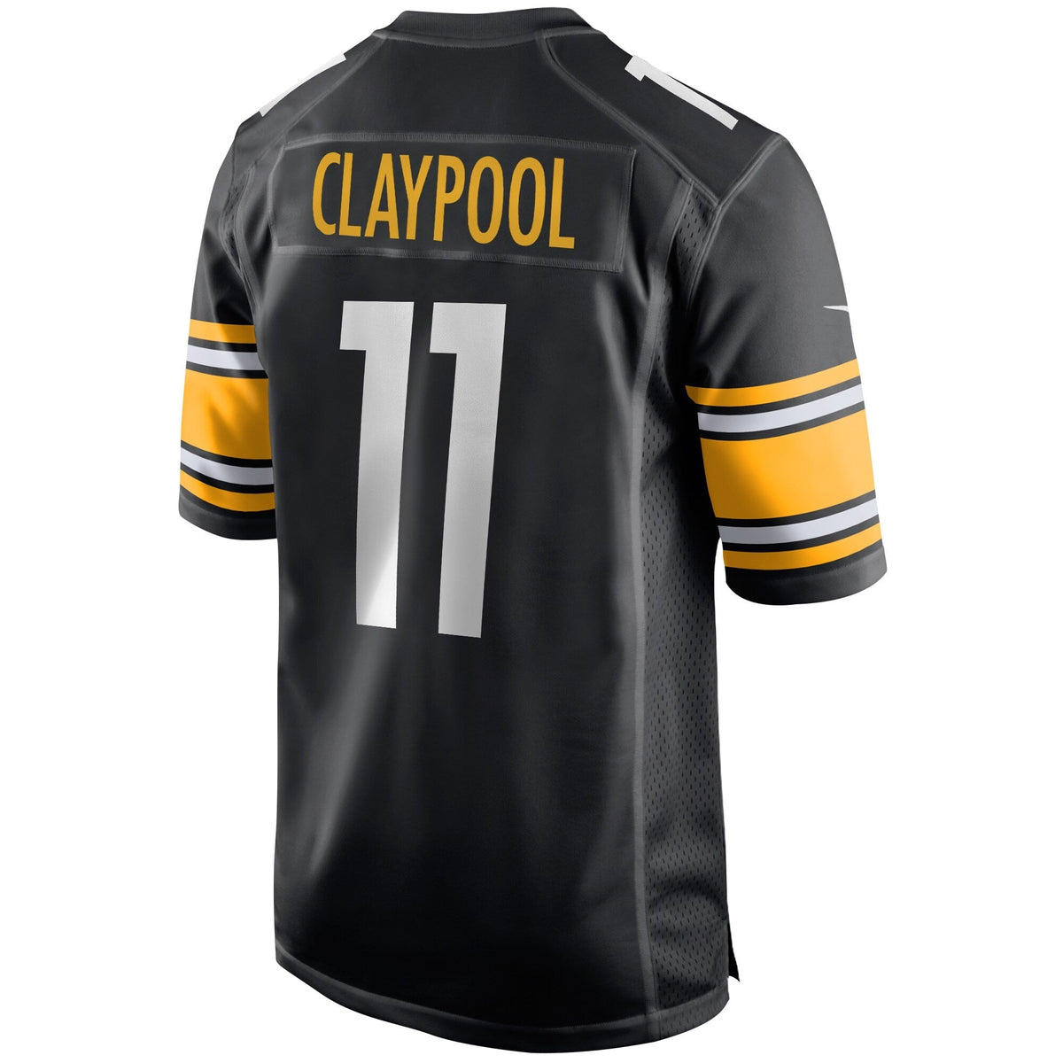 Chase Claypool Pittsburgh Steelers Nike Game Jersey - Black football jersey product view 3