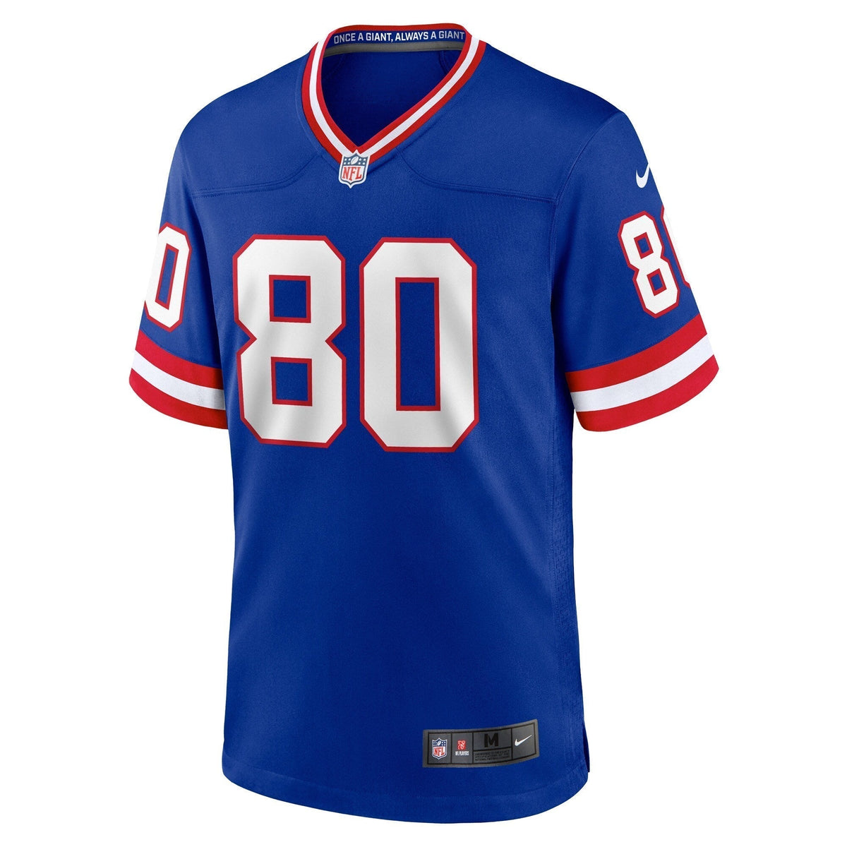 Jeremy Shockey New York Giants Nike Classic Retired Game Jersey - Royal football jersey product view 2