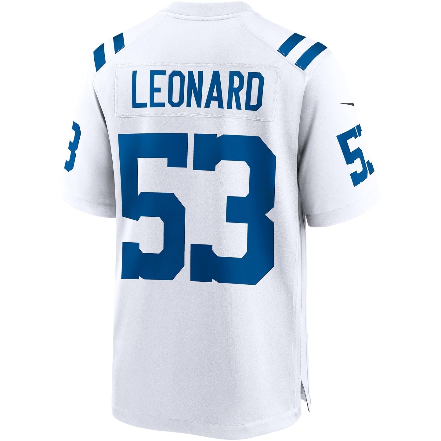 Shaquille Leonard Indianapolis Colts Nike Game Jersey - White football jersey product view 3