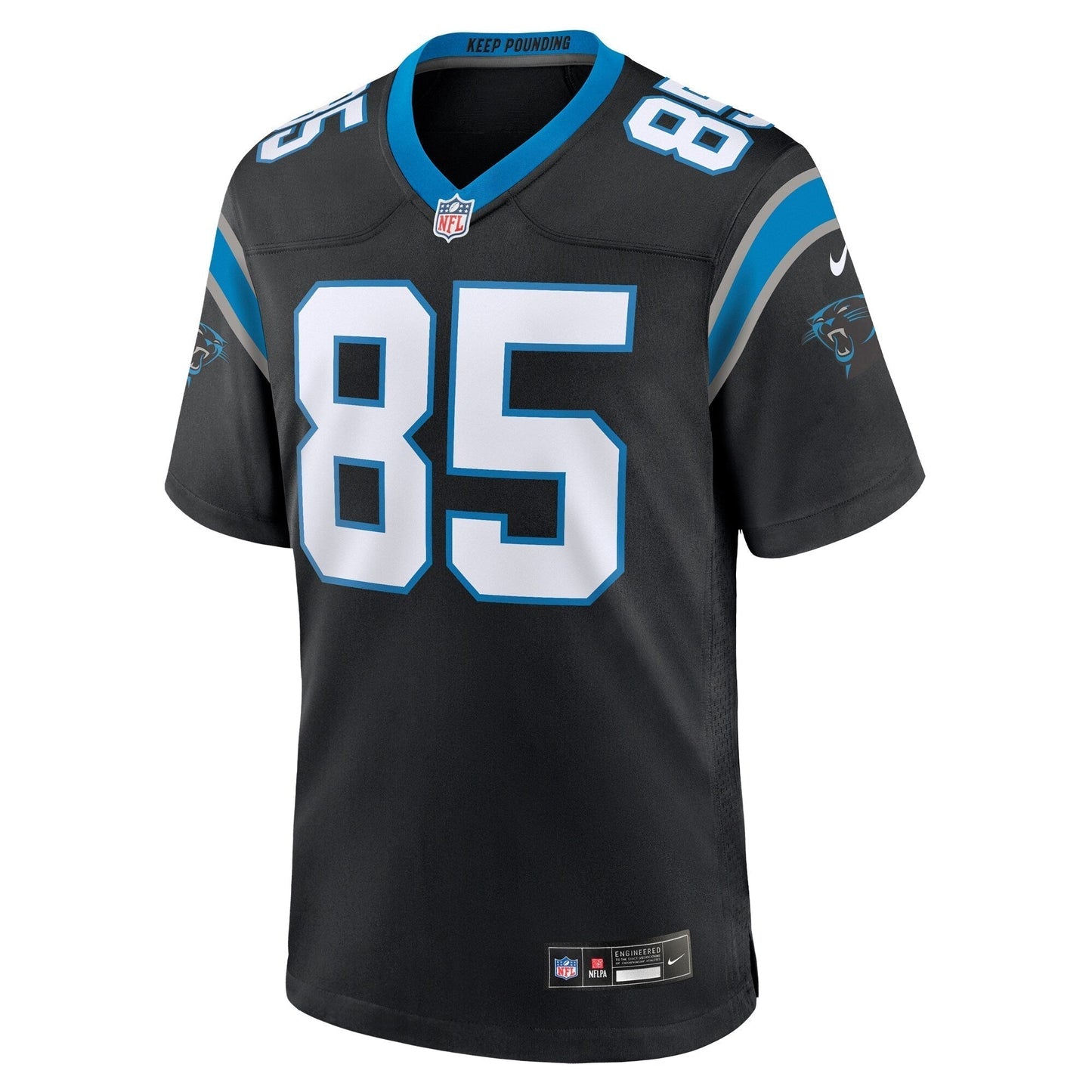 Jordan Matthews Carolina Panthers Nike Game Jersey - Black football jersey product view 2