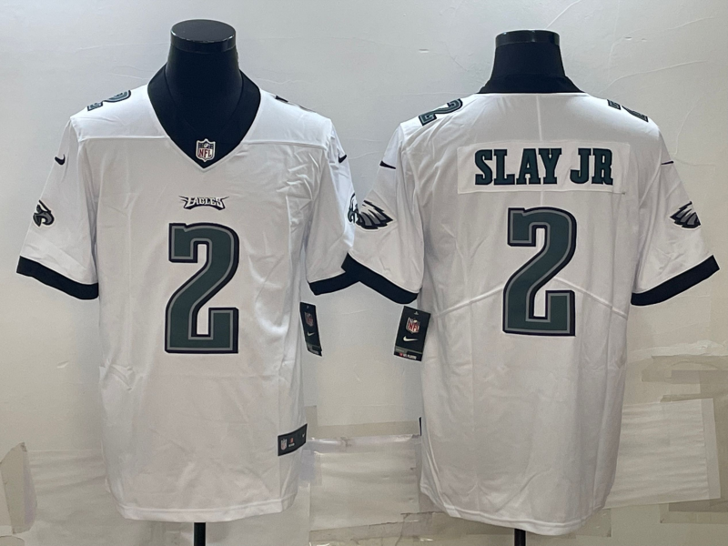 Men's Philadelphia Eagles Darius Slay Jr. #2 White Game Jersey1 football jersey product view 1