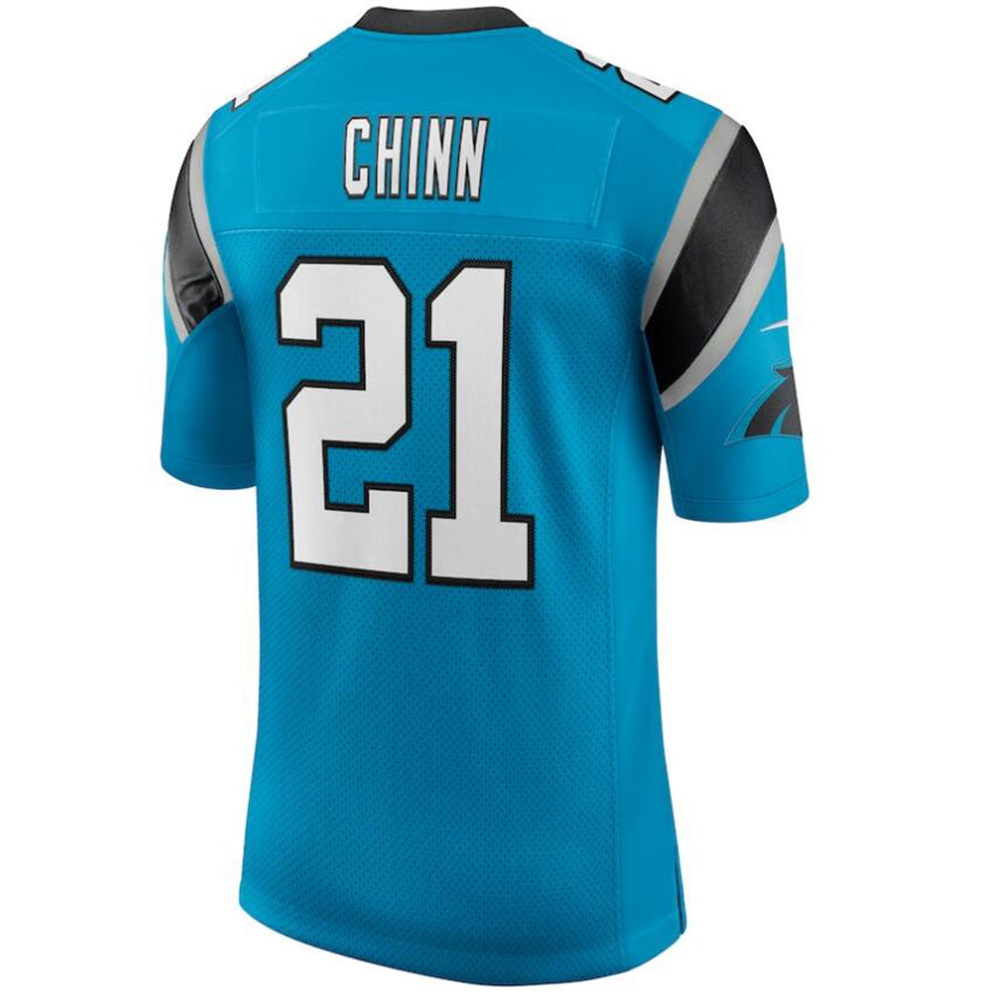 C.Panthers #21 Jeremy Chinn Blue Vapor Limited Football Jerseys football jersey product view 1