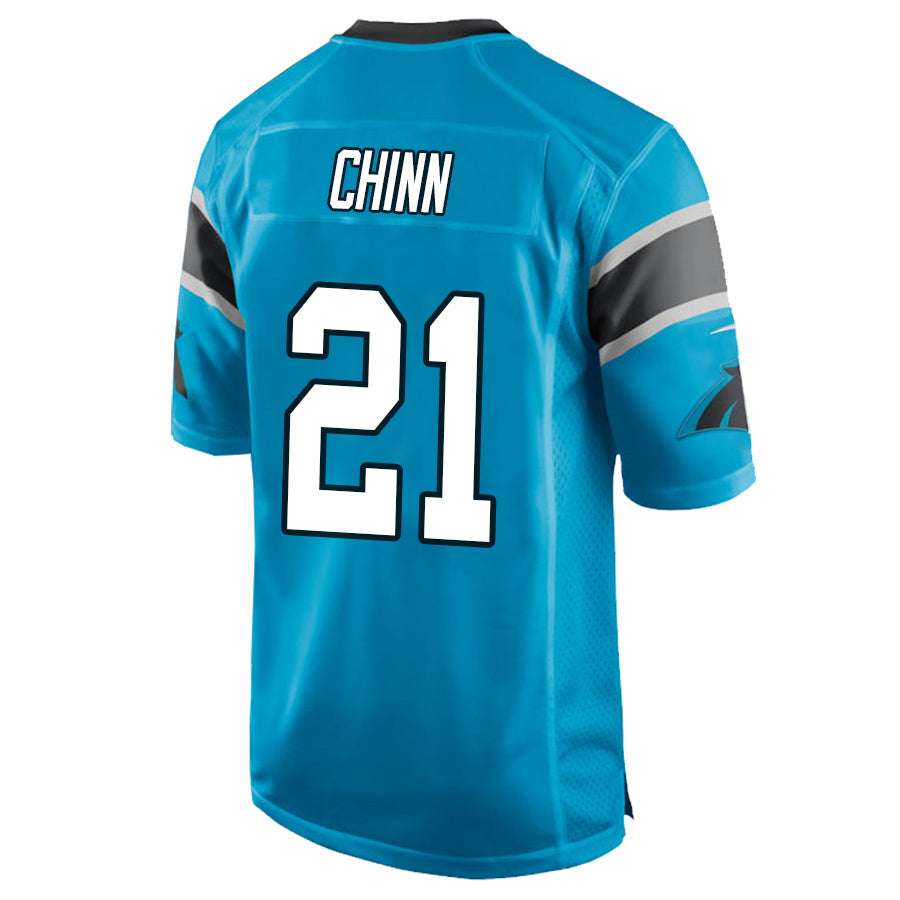 C.Panthers #21 Jeremy Chinn Blue Stitched Player Game Football Jerseys football jersey product view 1