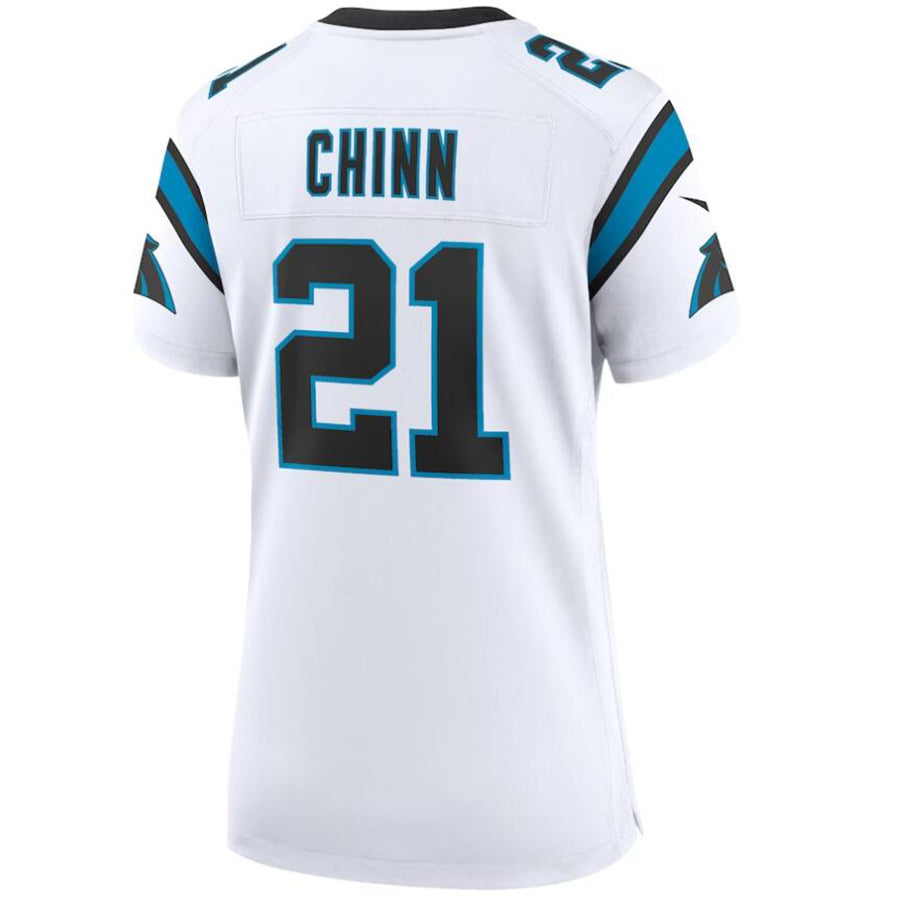 C.Panthers #21 Jeremy Chinn White Alternate Vapor Game Football Jerseys football jersey product view 1