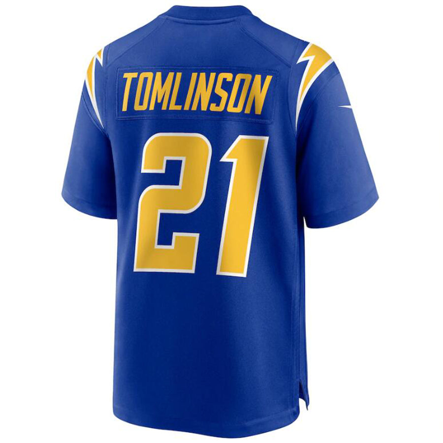 #21 LaDainian Tomlinson Player LA.Chargers Royal Game Football Jerseys football jersey product view 1