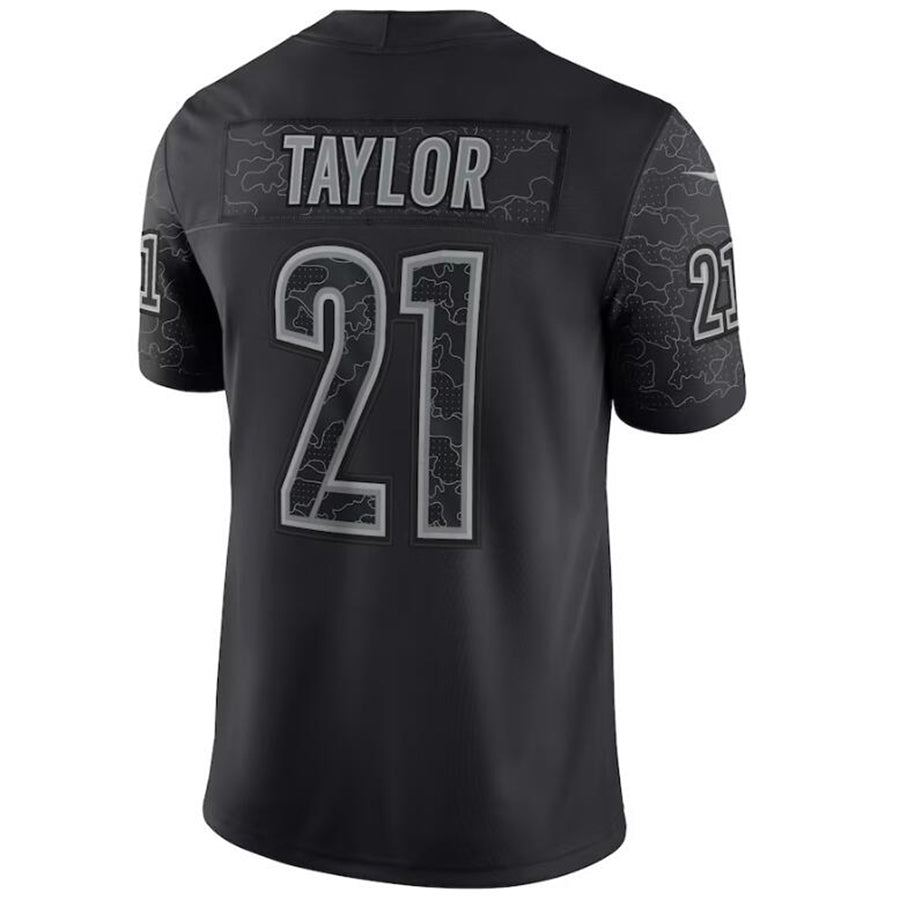 W.Commanders #21 Sean Taylor Black Stitched Player Game Football Jerseys football jersey product view 1