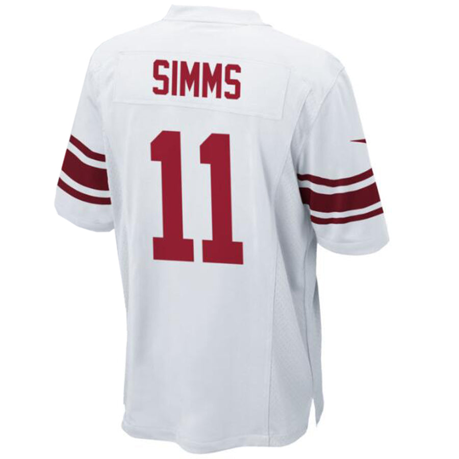 #11 Phil Simms Player NY.Giants White Classic Game Football Jerseys football jersey product view 1